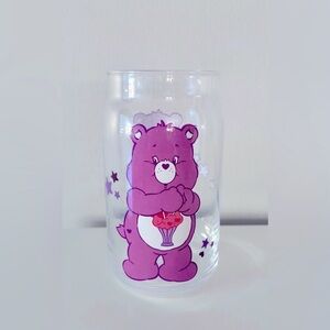 CARE BEARS: Share Bear Drinking Glass (Brand New)